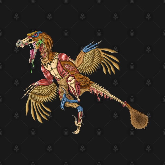 Zombie Raptor by funny_fuse