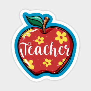 Teacher Apple Magnet