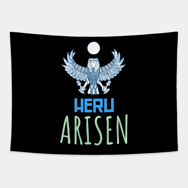 Heru Arisen Tapestry by KadyMageInk