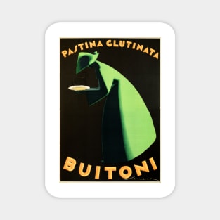 Pastina Glutinata BUITONI PASTA by Federico Seneca 1928 Vintage Italy Food Advertisement Art Deco Magnet