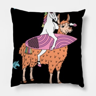 Alpaca Your Bags Let s Go Surfing Unicorn Pillow