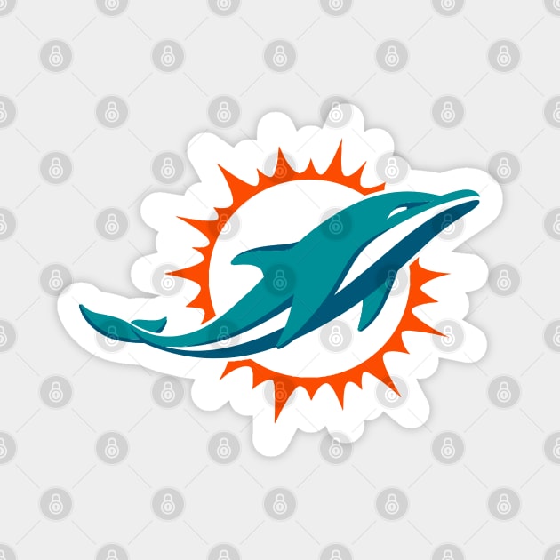 Miami Dolphins Magnet by Space wolrd