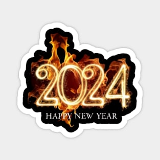 Happy new year 2024 Magnet