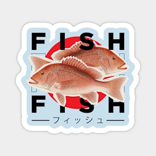 Two Fish Japanese Style Magnet