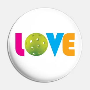 Love Pickleball - Valentine's Day Pin