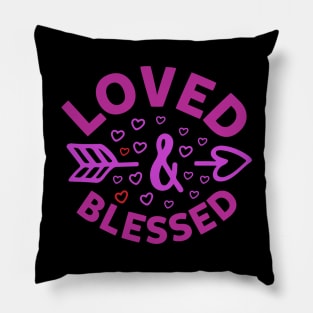 Loved & Blessed Pillow