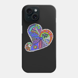 Doodle Heart Acid Phone Case