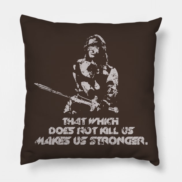 Conan The Barbarian - Vintage Pillow by Jusstea