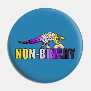 Non-binary Pangolin Pin