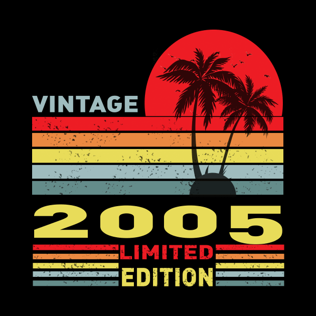16 Year Old Gifts Vintage 2005 Limited Edition by Adel dza