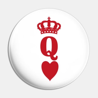 Queen of Hearts Pin