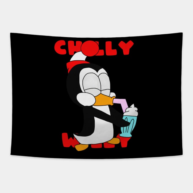 Chilly willy Tapestry by lazymost