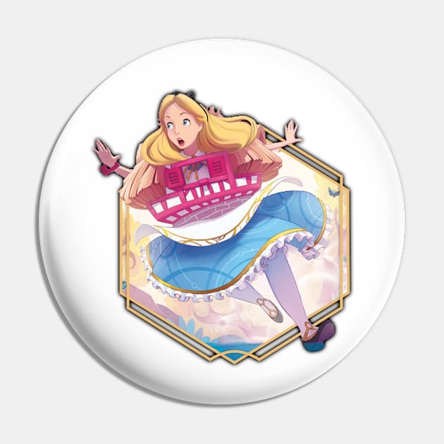 Enchanted Looking Glass Pin by PrinceHans Designs