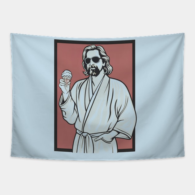 The big lebowski the dude Tapestry by Aldrvnd