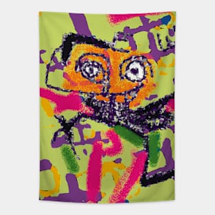 Let's Dance 3 - Abstract Art Tapestry