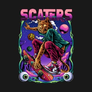 Skaters Cat T-Shirt