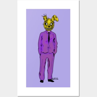 Five Nights in Anime Golden Freddy Poster for Sale by luckyemily1231