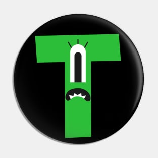 T Letter Pin