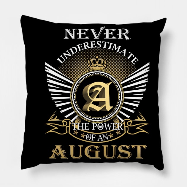 AUGUST Pillow by kyraheidy