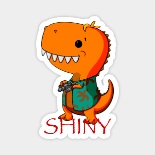 Shiny Wash Dino Magnet