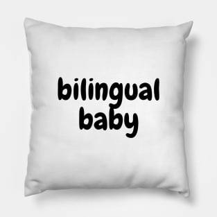 Bilingual Baby Cute Design Pillow