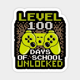 Level 100 Days Of School Unlocked Magnet