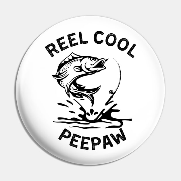 Reel Cool Peepaw Pin by AE Desings Digital