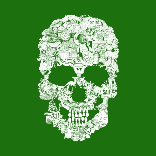 Clip Art Skull by tomburns