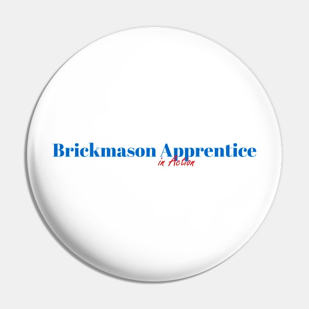 Brickmason Apprentice Job Pin by ArtDesignDE