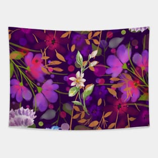 Hello spring. Colorful Flower pattern Tapestry