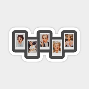 Julie Andrews Polaroids Magnet