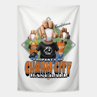 Knucklehead for Charm City Baseball Tapestry