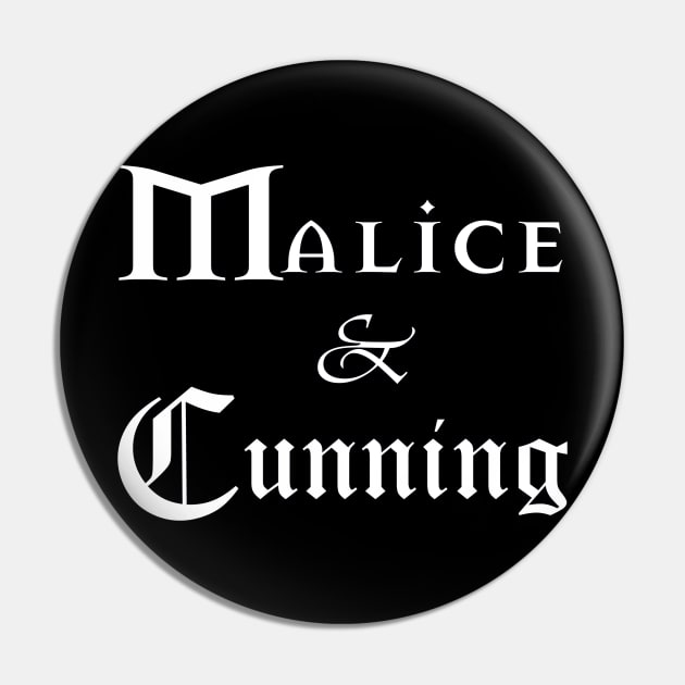 Malice and Cunning - HEMA Inspired Pin by CasualCarapace