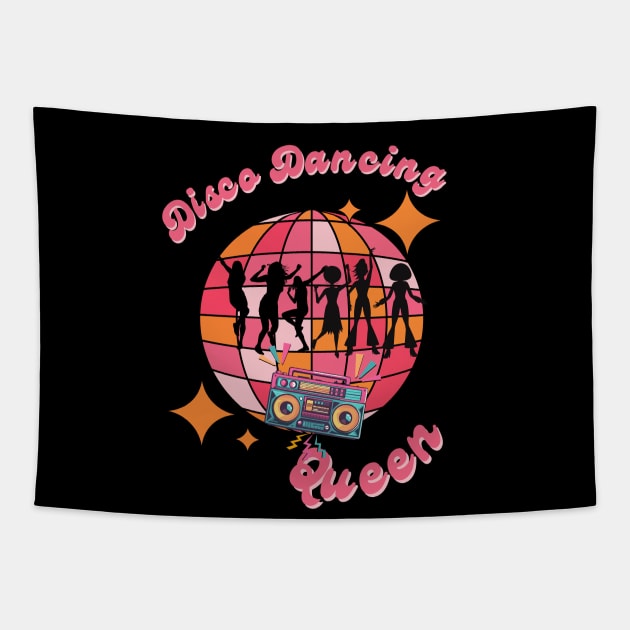 Disco Dancing Queen Tapestry by Grace Debussy