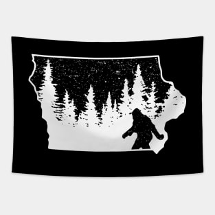 Iowa Bigfoot Gift Tapestry