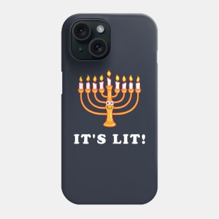 Hanukkah It's Lit Phone Case