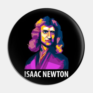 Isaac newton colorful art Pin