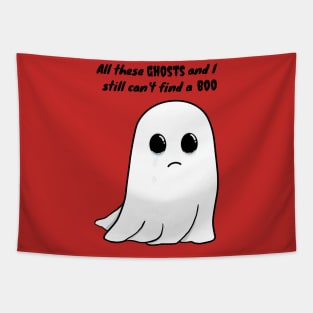 Ghost Dad Joke Halloween Shirt Tapestry