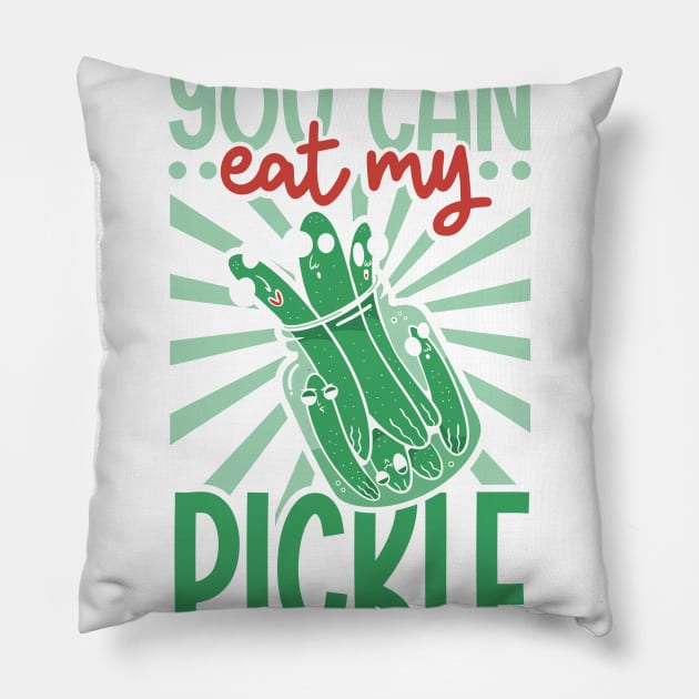 You can eat my pickle Pillow by Modern Medieval Design