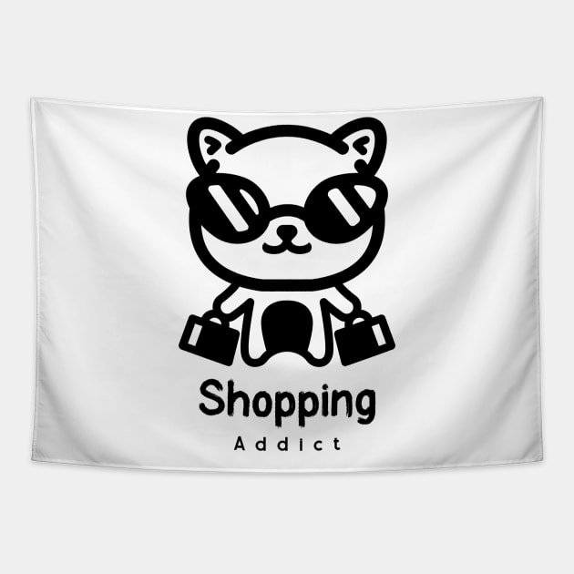 Shopping Addict Tapestry by Horisondesignz