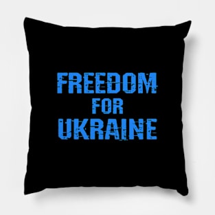 Freedom and peace for Ukraine Pillow