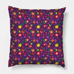 fun flowers Pillow