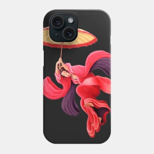 jumping geisha Phone Case