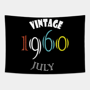 1960 - Vintage July Birthday Tapestry