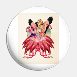 Flamingo Lady 1 Pin