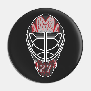 Devon Levi Sabres Goalie Mask Pin