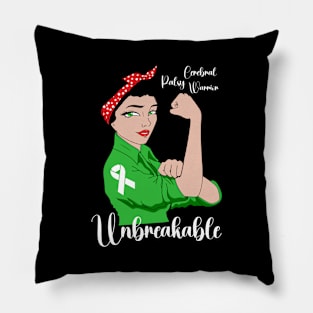 Cerebral Palsy Awareness Cerebral Palsy Warrior Unbreakable Pillow