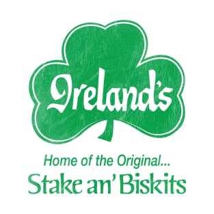 Ireland's Restaurant Green Worn T-Shirt