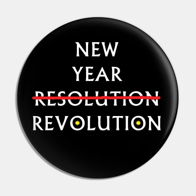 New Year Resolution / Revolution - Typography Design Pin by art-by-shadab