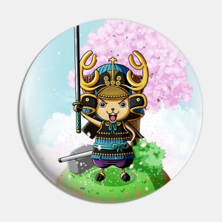 Samurai Reindeer Pin